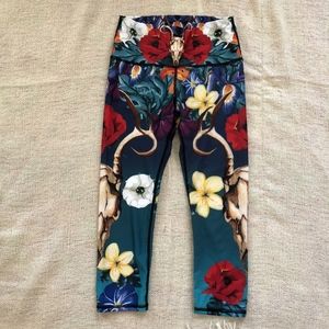 YOGA DEMOCRACY Georgia crop floral pant